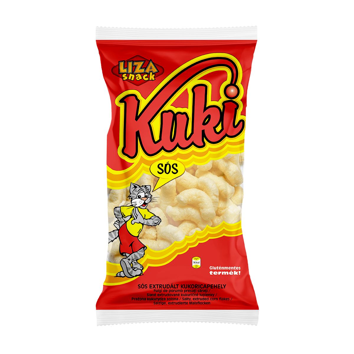 Kuki extrudált kukoricapehely sós 70g